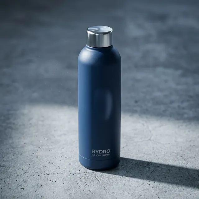 Water bottle rendered in the Concrete scene