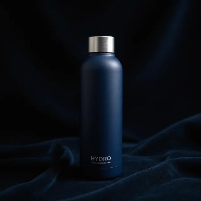 Water bottle rendered in the Velvet scene